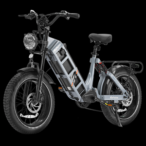 Eahora Juliet Fat Tire <b>Electric</b> City Bike Commuter E Bicycle Step Through Urban Ebike with Rear Rack - Product Image 1