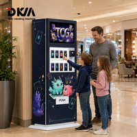 Kiosque de vente de cartes intelligentes DKM avec paiement par code QR et SDK pour les packs mystères, les boîtes surprises, les cartes d'anime et les cartes sportives