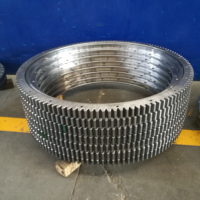 Roulement à billes à quatre points de contact de haute précision, roulement de plateau tournant de grand diamètre