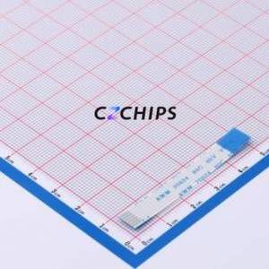 FC-1.0A-6P-50mm FFC Cable (Flexible Flat Cable) P=1mm Connector 6P 1mm 0.3mm Reverse - Product Image 1