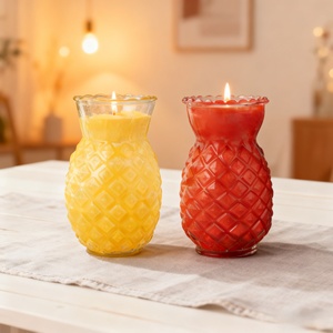 Bougie parfumée personnalisée de haute qualité avec logo Vente en gros Bougie votive Ghee Cire de paraffine Cire d'abeille Cire de soja - Product Image 1