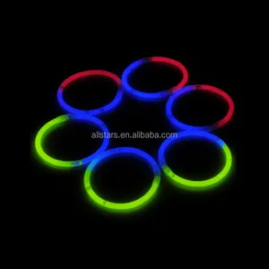 100 Pcs Mix Kleur 8 Inch Neon Glow Armbanden Ketting Sticks Bulk Pack Met Gratis Connectors Festival Party Speelgoed