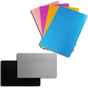 Stunning anodized aluminum business card blank for Decor and