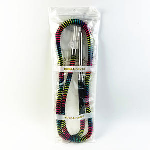 Vente en gros d'accessoires pour fumer tuyau de narguilé en alliage d'aluminium tuyau éponge en plastique pour narguilé - Product Image 6