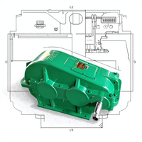 Réducteur hélicoïdal série JZQ ZQ250 ZQ350, boîte de vitesses pour treuil de grue, entraînement cylindrique, réducteur de vitesse rapport 1:5~1:100, ODM pour le forage