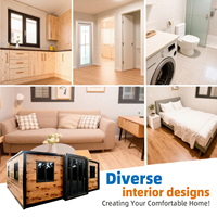 Serre de Luxe Respirante Préfabriquée Evermore, Pliable 20 pieds, 4 Chambres, Style Ferme, en Alliage d'Aluminium Léger