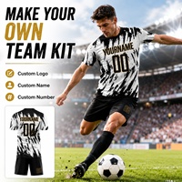 Uniformes de Fútbol Personalizados con Logotipo del Club, Nombre y Número, Camisetas de Fútbol Ligeras