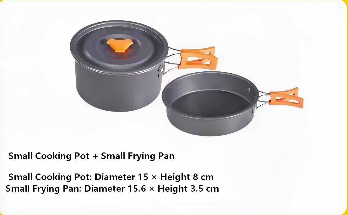 1to2P Frying & Boiling Set(Small Pot+Pan)