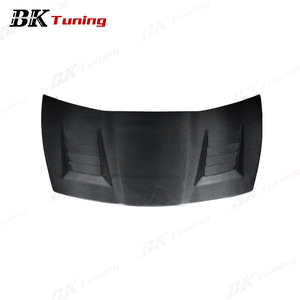 Capot moteur de style JS en fibre de carbone 3K BK Tuning Civic 8e génération Type-R FN2 pour Honda Civic FN2 - Product Image 4