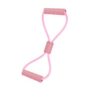 Bande de résistance en forme de figure 8, matériau Tpr, équipement de fitness à résistance moyenne pour étirements du dos, pour exercices de yoga à domicile - Product Image 5