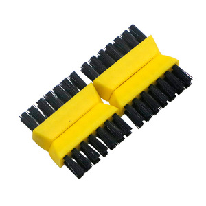 Yellow Plastic Cleaning <b>Brush</b> Block Black Wire Bristle <b>Scrub</b> <b>Brush</b> Holder for Workshop Equipment Cleaning - Product Image 2