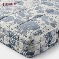 Matelas hybride en mousse à mémoire de forme LOONGFUNG, options 10 et 12 pouces avec ressorts ensachés, enroulable pour location d'appartement, vente en gros OEM ODM