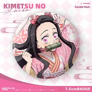 Badge 75mm <span class=keywords><strong>Rose</strong></span> Blade AFG KIMETSU NO YAIBA Personnages Anime Bidimensionnel 65*90mm pour Technique de Marquage - Product Image 3
