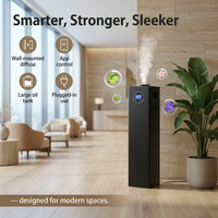 Diffuseur d'arômes en métal de grande capacité 1000 ml pour hôtels, bureau et maison - Humidificateur d'huiles essentielles pour usage commercial et domestique