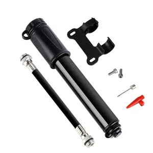 Valvola nera Schrader Mini mano portatile della bicicletta pompa di aria 30-50 PSI Smart Bike pompa per il ciclismo e altri accessori per la bicicletta