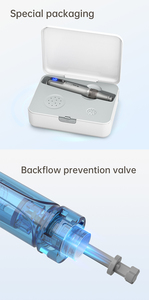 <span class=keywords><strong>Derma</strong></span> Pen Électrique à Micro-aiguilles, Interface de Charge USB Type-C, Micro-courant Métallique, Crème Réparatrice pour Cicatrices d'Acné et Pores, Éclaircissant pour la Peau, UE - Product Image 5