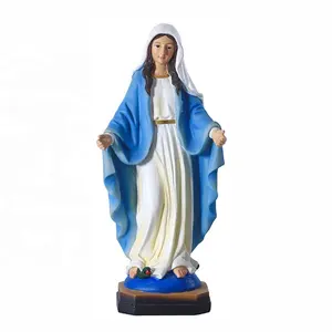 Resina clásica Virgen María estatua decoración Madonna diosa estatuilla Día de la Madre Regalos artesanías