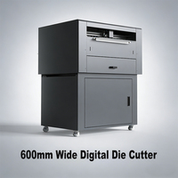 Cortadora Digital de Etiquetas con Alimentación Automática, Plotter de Corte de Etiquetas de Tamaño A1, Máquina de Corte de Etiquetas Adhesivas con Eliminación de Electricidad Estática