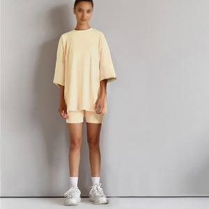 2025 Kids Tales Family Summer, conjunto <span class=keywords><strong>de</strong></span> dos piezas con cuello, camiseta <span class=keywords><strong>de</strong></span> manga corta, pantalones cortos para <span class=keywords><strong>madre</strong></span> e hijo, moda informal para niña - Product Image 3