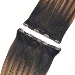 Extensions de cheveux à clips invisibles ISWEET, cheveux vietnamiens bruts, lisses Yaki, racines droites, 3b, longues - Product Image 3