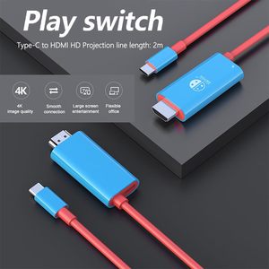<span class=keywords><strong>Cable</strong></span> USB-C de 2 Metros para <span class=keywords><strong>Switch</strong></span> 1/2 con Carga PD de 100W y 4K 1080P, Compatible con Laptop, Tablet, Teléfono Móvil, SteamDeck - Product Image 2