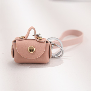 Mini monedero bolso llavero portátil con cable auriculares bolsa de almacenamiento bolso de mujer encanto llaveros titular - Product Image 6