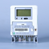 Compteur intelligent prépayé monophasé sans fil GPRS/GSM/WiFi/LoRa/LoRa WAN avec modules à distance