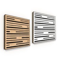 Panneau acoustique décoratif haute densité insonorisant Panneau de plafond diffuseur acoustique mural 3D