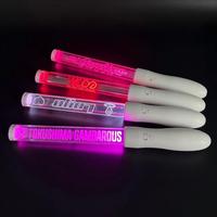 Baguette de contrôle RF portable en ABS+PC avec gravure laser de logo personnalisé, portée de 800 m, autonomie de 4 à 6 heures, style ROMANCE pour les fans de K-pop