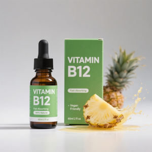 Fábrica preço vitamina B12 líquido gotas para Energy Boost personalizado rótulo vitamina B12 gotas - Product Image 1