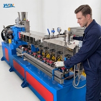 Série d'extrudeuses bivis coaxiales haute vitesse pour granulés PP/PA, marque Youtai, 75 kW, 380 V