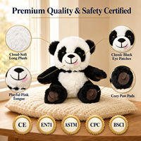 Peluche ours bouclé doux et mignon, jouet en peluche personnalisé pour la Saint-Valentin, jouet animal en peluche, compagnon pou