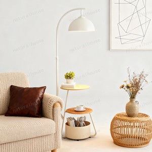 Trang Trí Hiện Đại Đèn Sàn Với Bảng Cho Phòng Khách Phòng Ngủ Cạnh Giường Ngủ Tích Hợp Bảng Đèn Lưu Trữ Dọc Đứng Đèn - Product Image 4