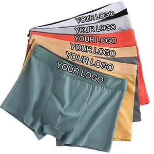 Calzoncillos Bóxer de Algodón para Hombre con Logotipo Personalizado, Multicolores, Clásicos y Cómodos - Product Image 1