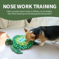 AFP-Casse-tête interactif anti-anxiété pour chien, tapis anti-dérapant, couverture d'alimentation lente, tapis à lécher pour l'entraînement au travail du nez