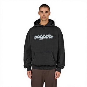 Premium Quality Trendy Casual Pullover <b>Hoodies</b>, <b>Soft</b> Cotton Streetwear Sweatshirts, Custom Logo Wholesale Men's Apparel - Product Image 6