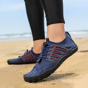 Zapatos de Agua con Parte Superior de Malla, Suela de Goma, Transpirables, Unisex, para Playa, Verano, Punta Cerrada, Entresuela de EVA - Product Image 5