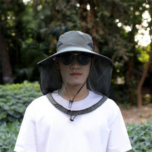 Quick Dry Breathable Bucket Hat <b>Mesh</b> <b>Insect</b> Proof Cap Outdoor Hiking Camping Hat for Beekeepers - Product Image 5