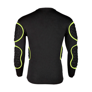 Nieuw Ontwerp Beschermende Voetbal Training Uniform Mouw Voetbal Keeper Top Polyester Uniform Kleurrijke Korte Mouw Slijtage - Product Image 5