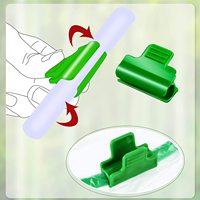 Pinces de serre 40 pièces, pince pour tunnel de couverture de rangée de films, pinces pour film de serre
