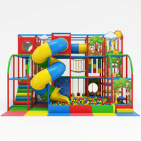 Centre de jeux intérieur multifonctionnel coloré pour enfants, conforme aux normes européennes, jeux amusants pour enfants, équipement de jeux intérieur