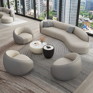 Luxury Commercial Set Business Hotel Curved Living <b>Room</b> Beauty Salon Lounge Reception Meeting - Product Image 3
