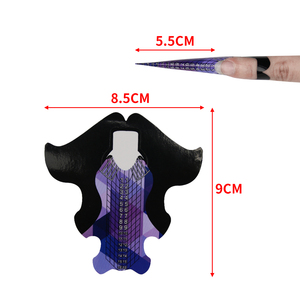 Mẫu Giấy Làm Móng Tay Nghệ Thuật Tùy Chỉnh Long100 Miếng Giấy Cuộn Móng Tay Nối Dài 500 Miếng Dính PVC Cỡ Lớn - Product Image 2