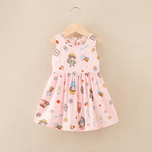 Nouvelle robe d'été en coton à fleurs pour bébé fille de 1 à 6 ans, design 2022, robe ample imprimée pour enfants, vêtements décontractés pour filles - Product Image 3
