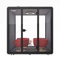 Panneaux acoustiques insonorisants amovibles pour bureau, cabine de réunion, cabine téléphonique, 110V - 220V