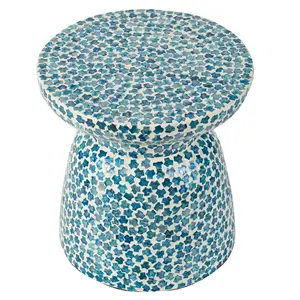 Table d'appoint multifonctionnelle moderne à prix avantageux du Vietnam, avec motif en mosaïque de nacre, pour la décoration de la maison, de l'hôtel, du salon - Product Image 3
