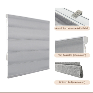 Motorized Roman <strong>Shades</strong> Remote Control Blackout UV Protection For Living Room - Product Image 3