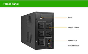 SKE 650va 800va 1000va Çevrimdışı <span class=keywords><strong>UPS</strong></span> Yedek Güç Kaynağı Bilgisayar <span class=keywords><strong>UPS</strong></span> 480W - Product Image 6