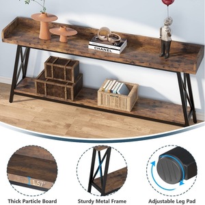 Cross-border solid wood sofa <b>table</b>, home living room simple storage <b>table</b>, small apartment decoration versatile entryway <b>table</b> - Product Image 4