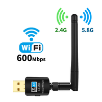 Adaptateur Wi-Fi USB double bande 600 Mbps pour ordinateur 5B10